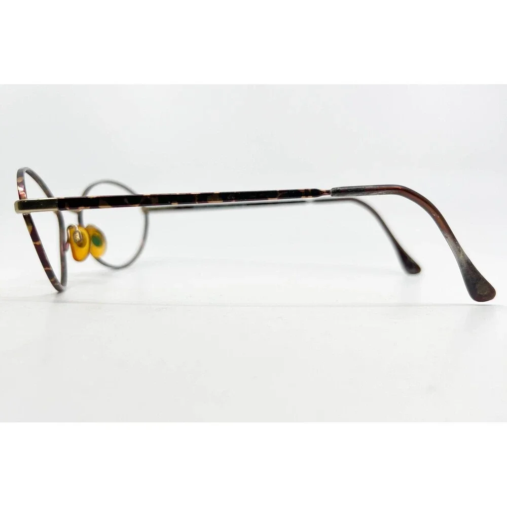 Anne Klein Eyeglasses Frames Womens Tortoise Gold Oval K1017-S 53-16-135